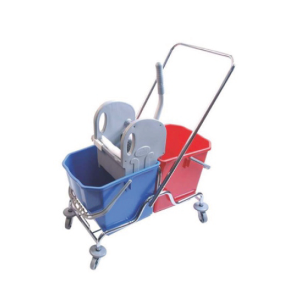 Çift Kovalı Temizlik Arabası