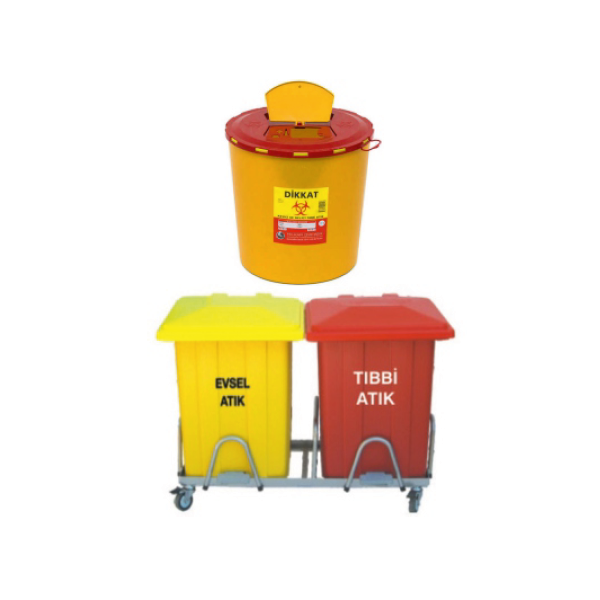 Tıbbi Atık & Evsel Atık Çöp Arabaları